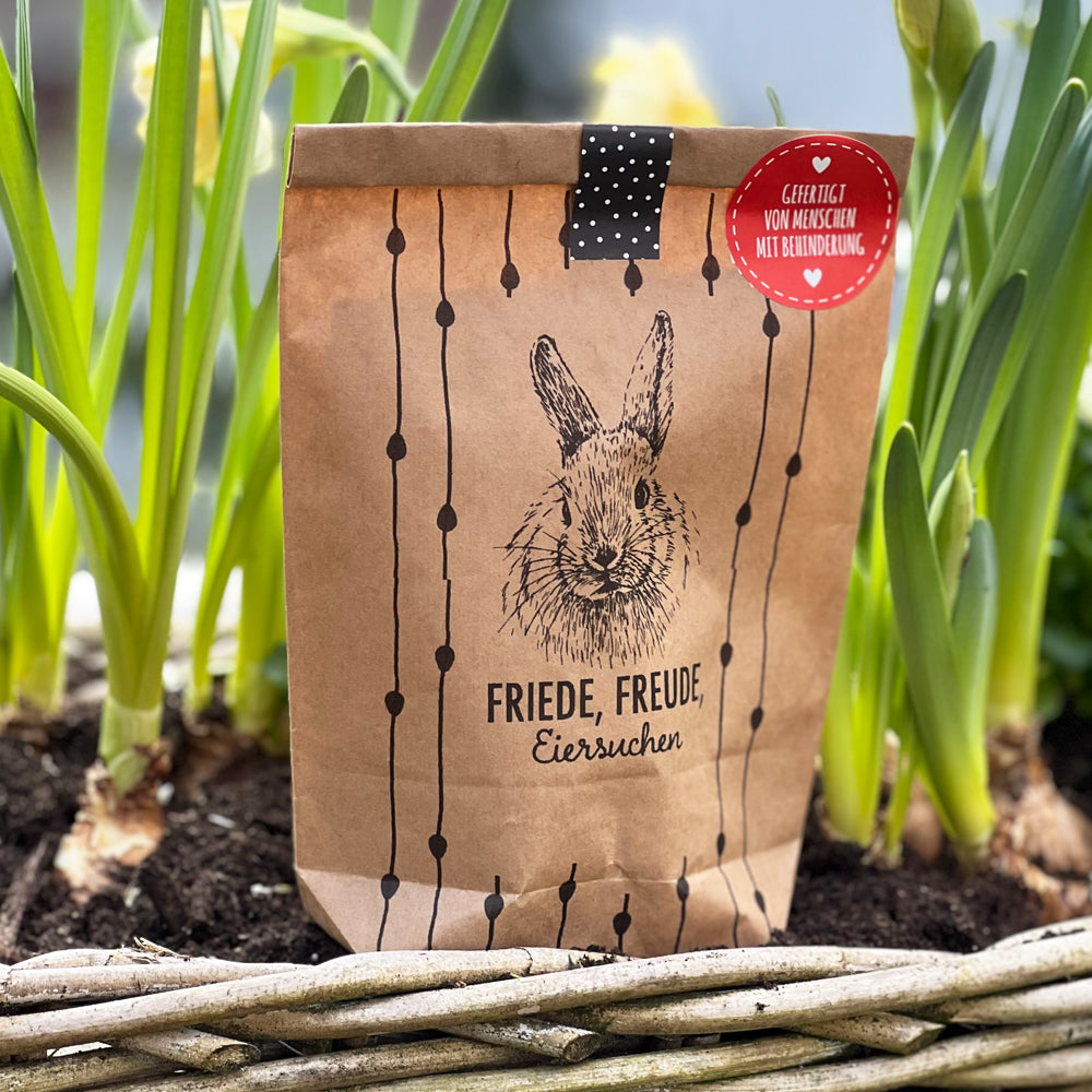Eiersuche Geschenk im Korb