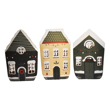 weihnachtsdeko fensterbank innen- 3er Set