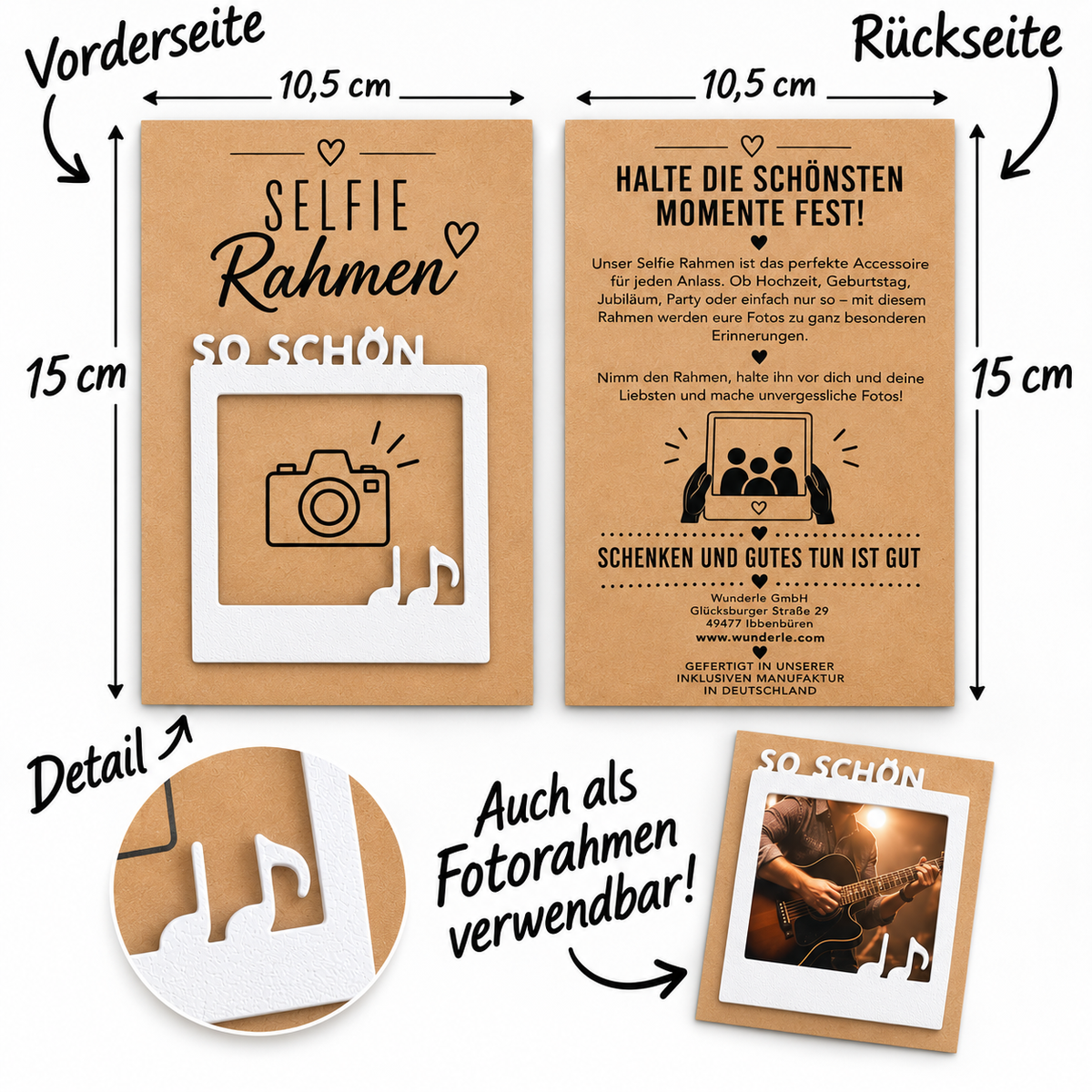 Foto Rahmen  für Musiker
