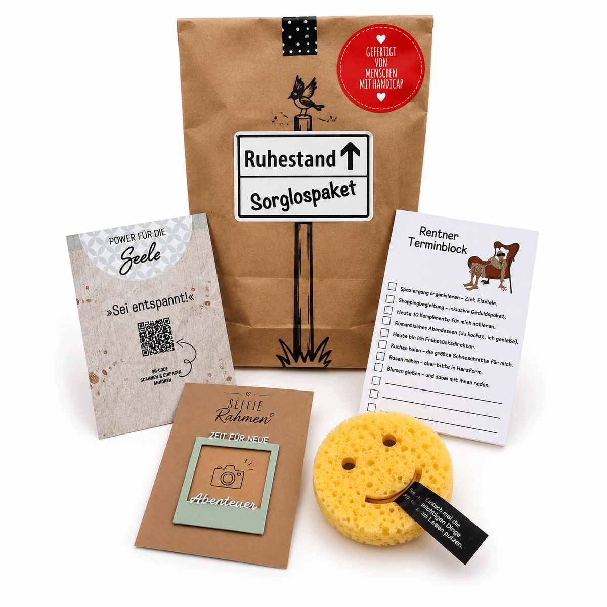 Geschenke zum Ruhestand: Ruhestand Sorglospaket Wundertüte