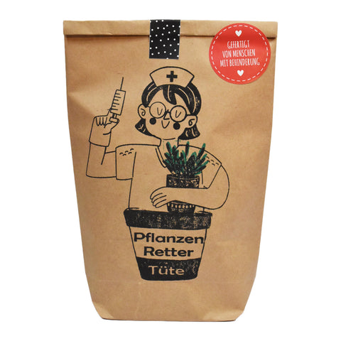 Pflanzenretter Tüte für Pflanzenfreunde