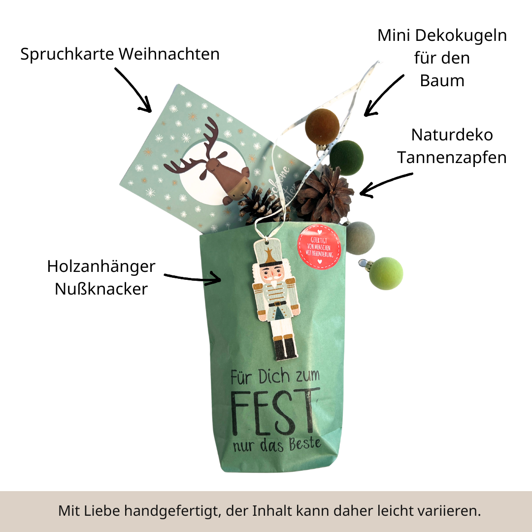 Kleine Überraschungen als Weihnachtsdeko 