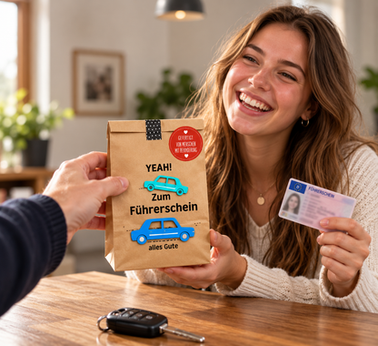 Geschenk zur Führerscheinprüfung