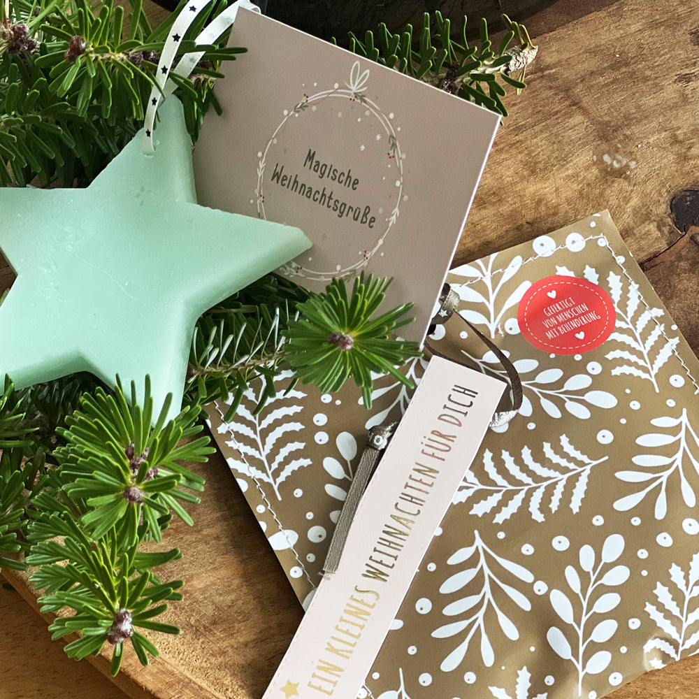 Magische Weihnachtswünsche als Mini Weihnachtsgruß