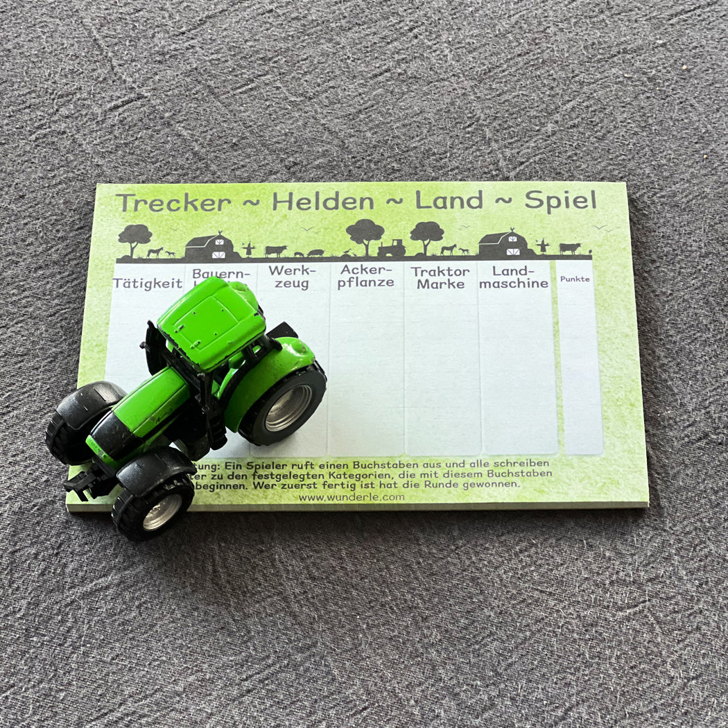 Stadt Land Fluss – Stadt-Land-Trecker Spiel im Taschenformat