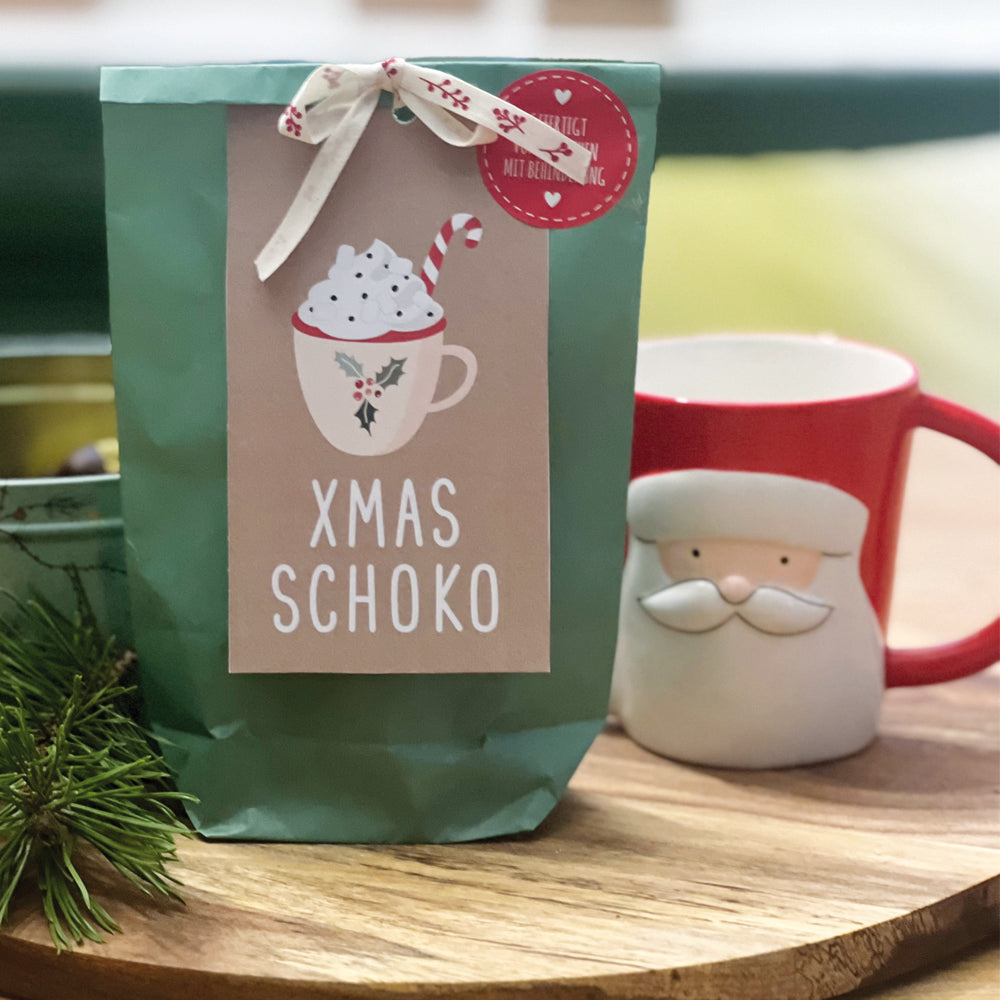 Heiße Schokolade Geschenk mit Tasse