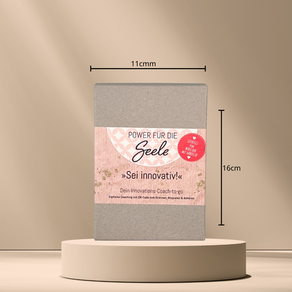 Kreativität fördern  als Geschenkbox Größe 11x16cm