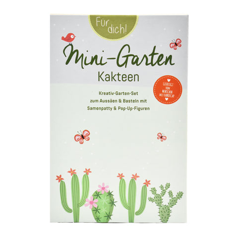 Mini- Kakteen Garten - Kreatives Pop Up Garten Set