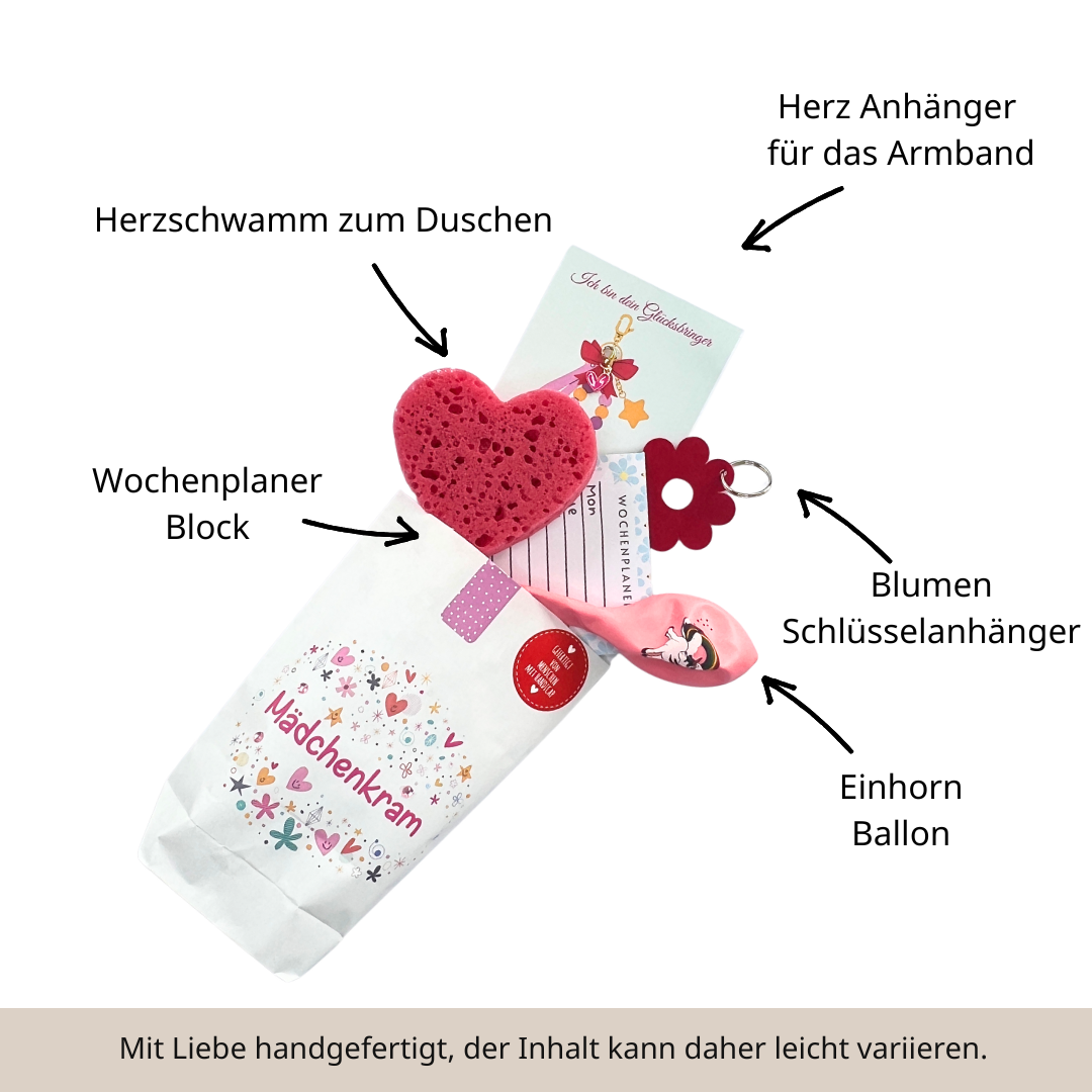 Inhalt der Mädchenkram Tüte