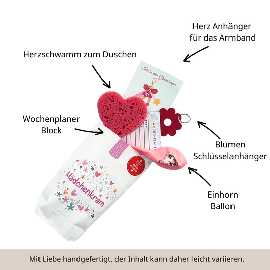 Inhalt der Mädchenkram Tüte
