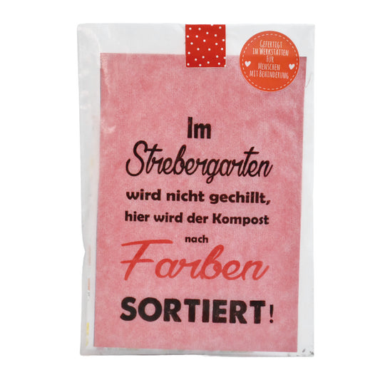 Schrebergarten Geschenk – Saattüte mit humorvollem Spruch
