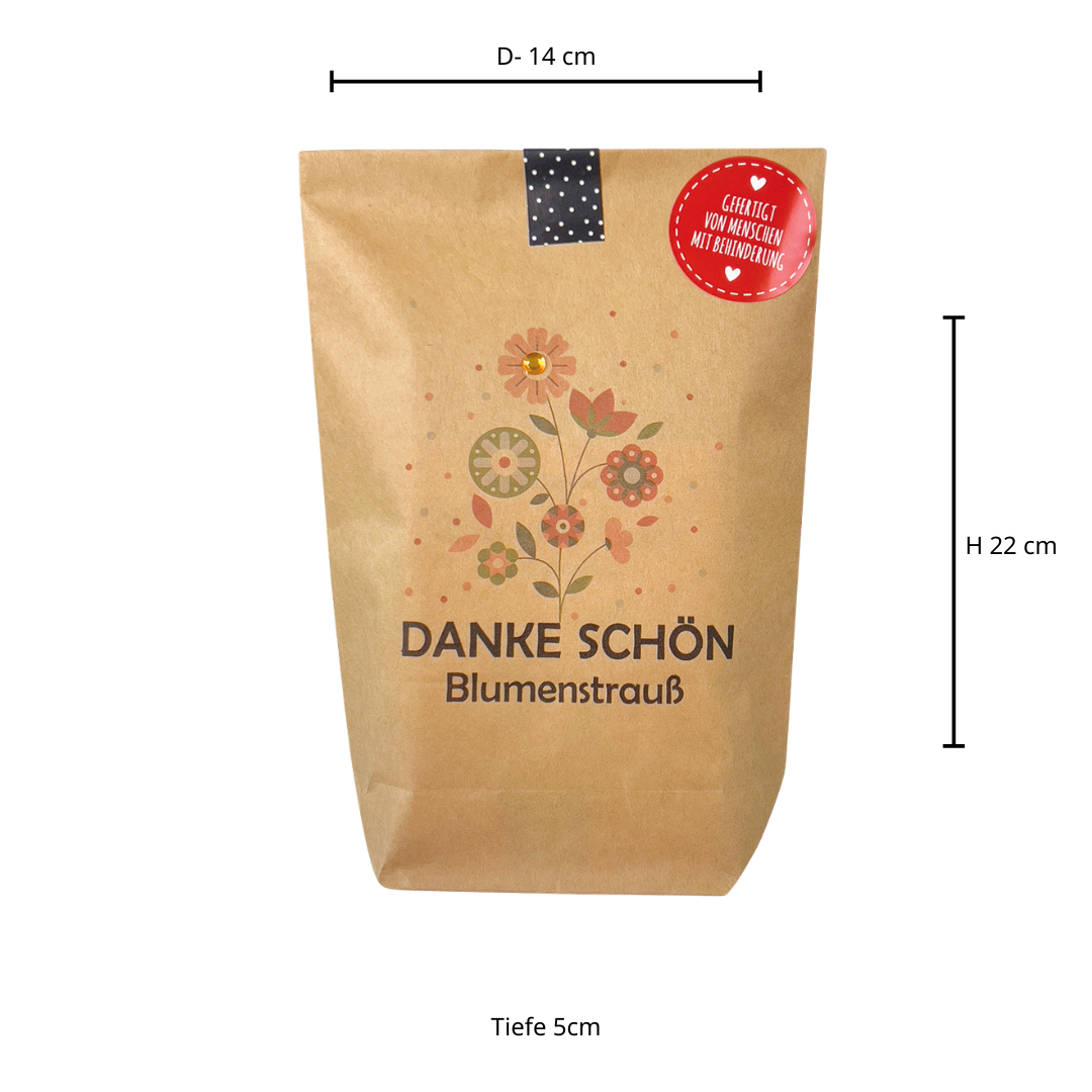 Danke schön Blumenstrauß zum Aussäen – das perfekte Geschenk