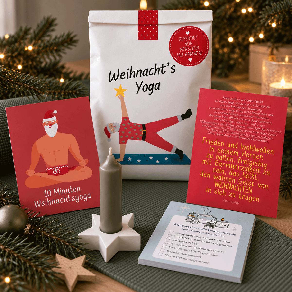 Weihnachts-Yogatüte - kleine Auszeit