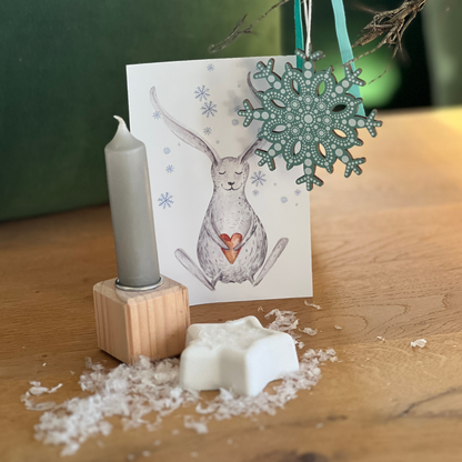 Winterzauber und Kerzenschein Inhalt der Tüte
