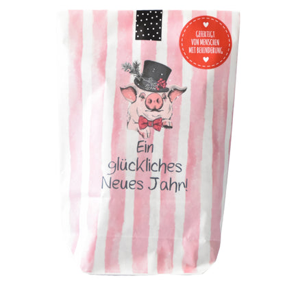 geschenke zu silvester, Schwein mit Hut