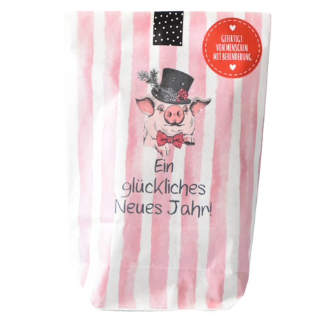 geschenke zu silvester, Schwein mit Hut