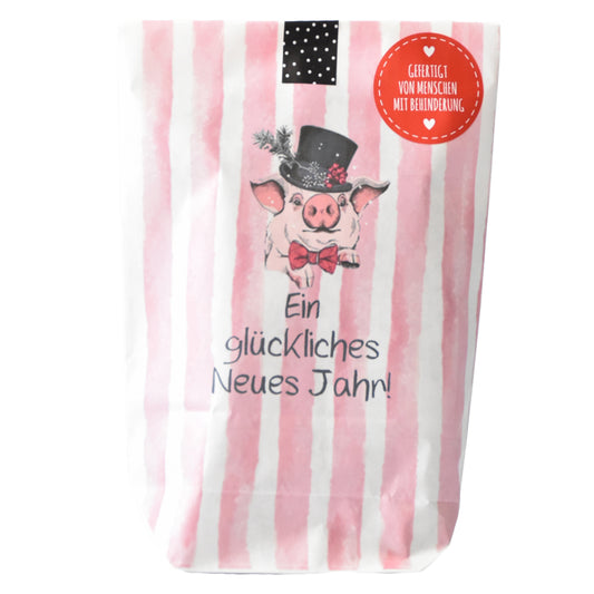 geschenke zu silvester, Schwein mit Hut