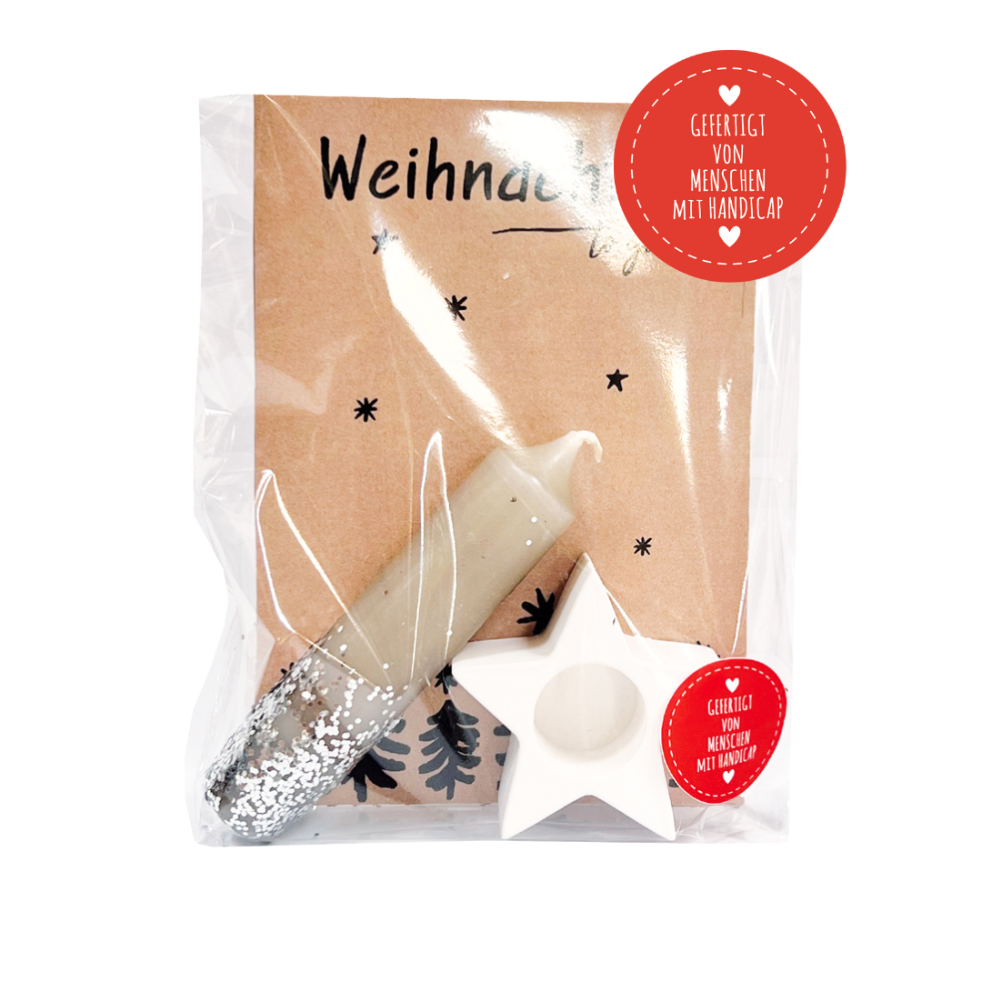Weihnachten to go gefertigt von Menschen mit Behinderung