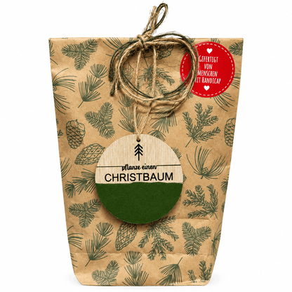 Baum pflanzen Geschenk: Pflanz einen Christbaum Wundertüte mit Tanne: Naturverbundenheit schenken