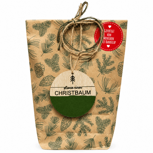 Baum pflanzen Geschenk: Pflanz einen Christbaum Wundertüte mit Tanne: Naturverbundenheit schenken