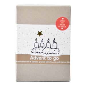 Adventskranz to go – Mini-Kranz, Maxi-Gefühl