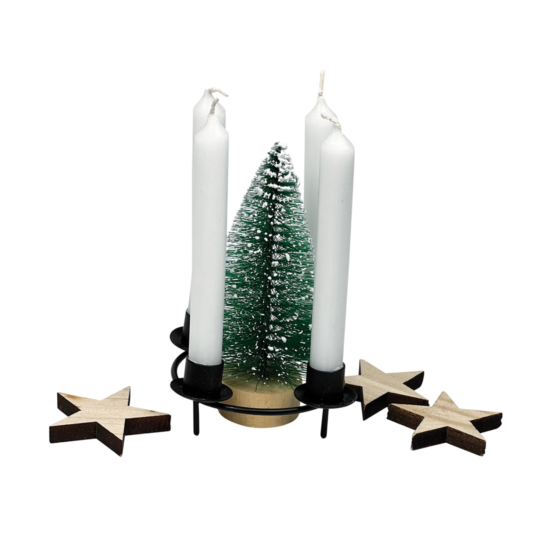 Mini Adventskranz Deko