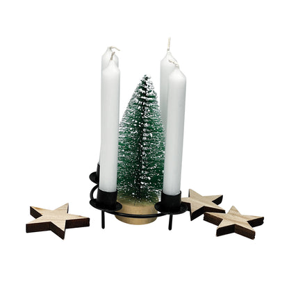 Mini Adventskranz Deko