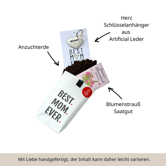 Best Mom Ever Wundertüte ein kleines Geschenk für Mutter mit Herz Inhalt