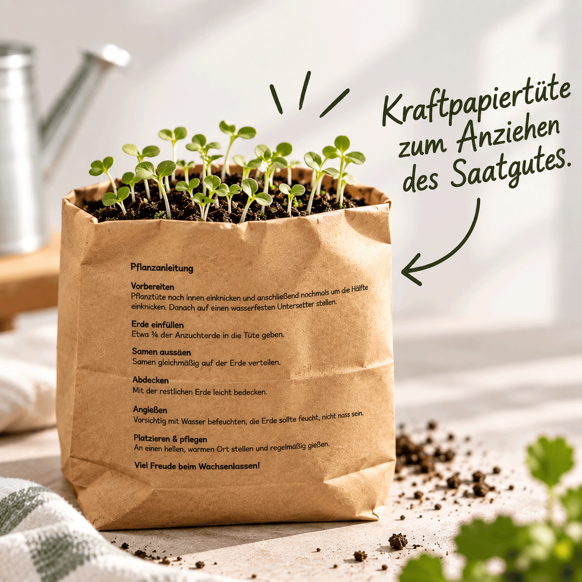 Blumensamen aus der Wundertüte zum Selberpflanzen als Blumen Geschenke
