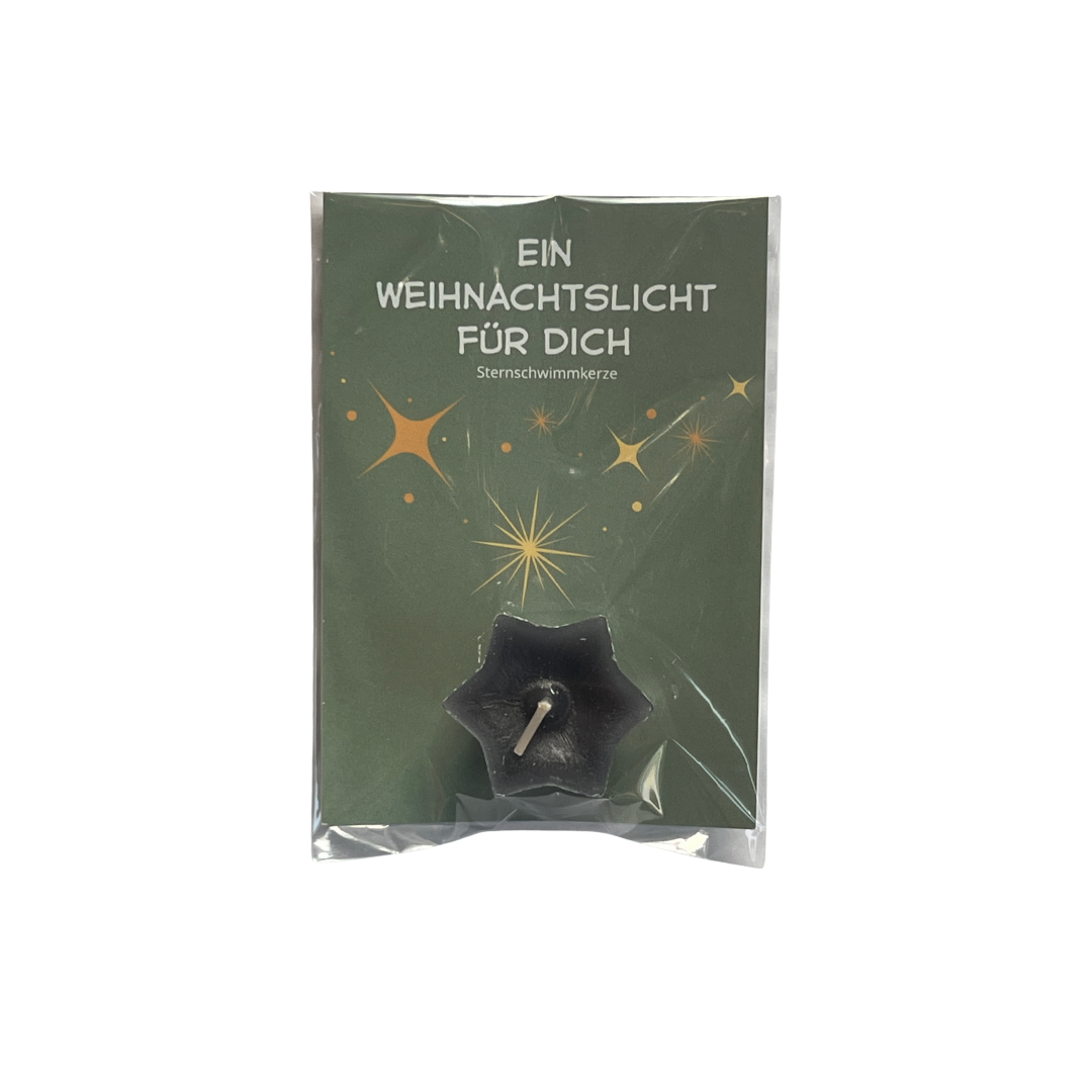 Schwimmkerze Stern Weihnachten