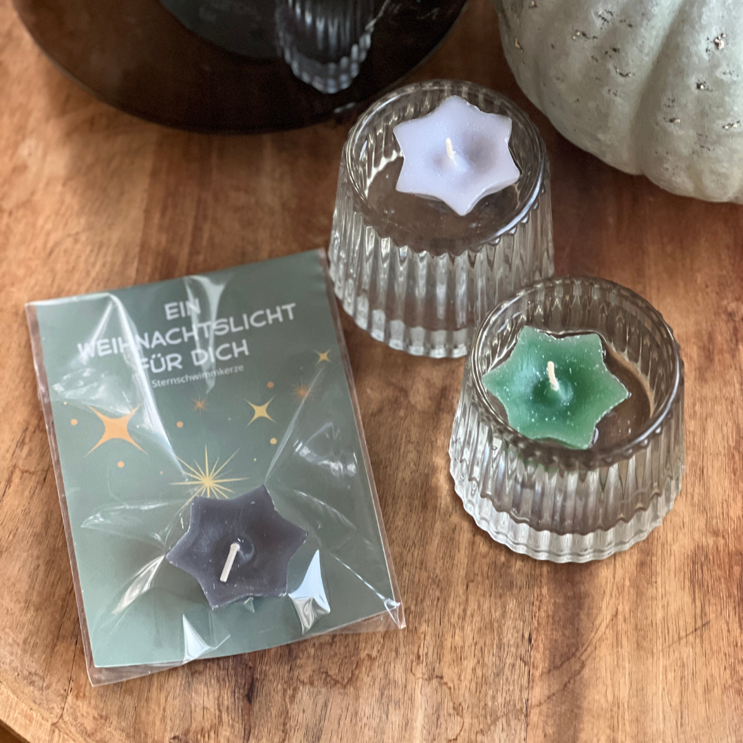 Weihnachtslicht Schwimmerkerze