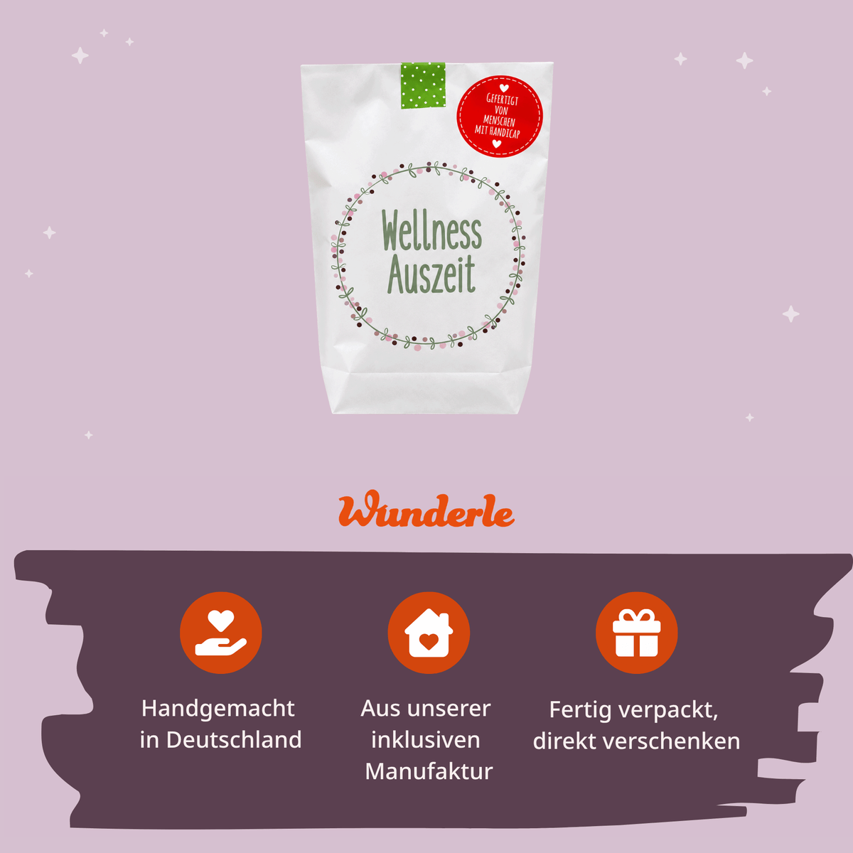 Kleine Auszeit Geschenke: Handgefertigt in inklusiver Manufaktur in Deutschland