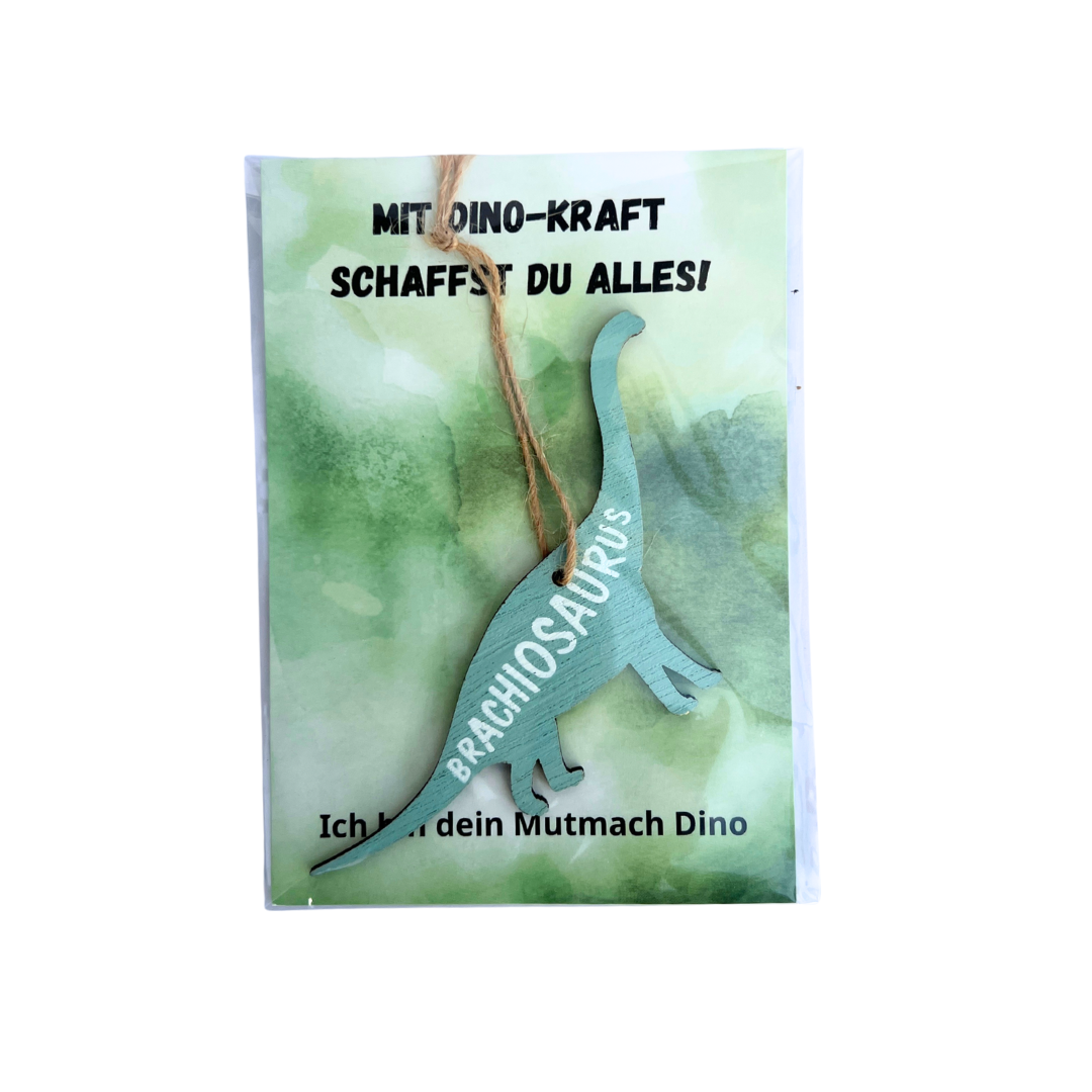 Mutmachdino für den Rucksack