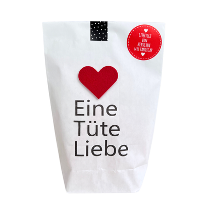 Liebes Geschenk - eine Tüte Liebe