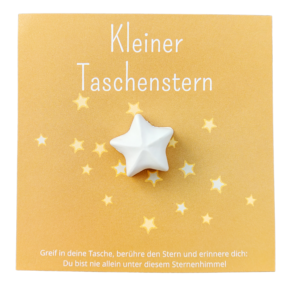 Taschenstern als Glücksbringer