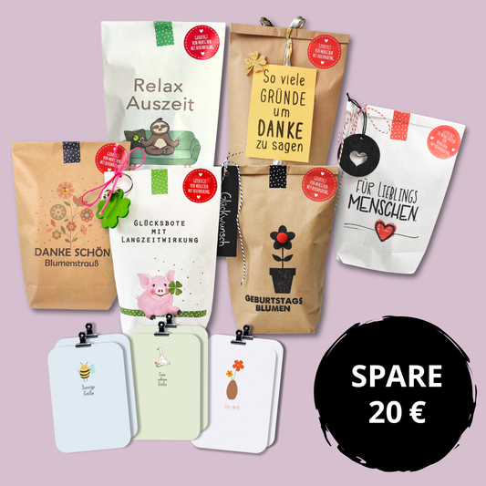 Geschenke Vorrat: 6 Wundertüten