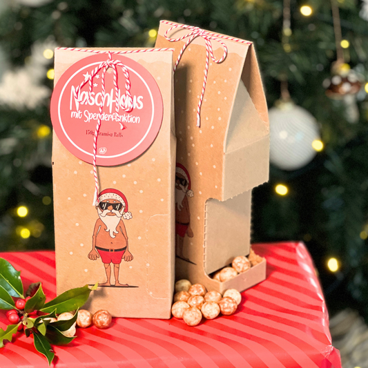 Naschhaus für den Schreibtisch mit knackigen Cappuccino Schokoballs