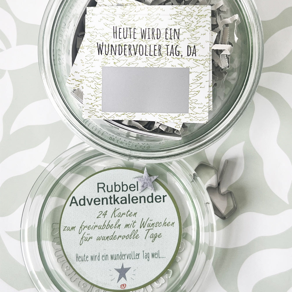 Rubbelkarten Adventskalender Thema Wünsche