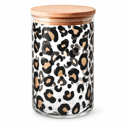 Vorratsglas Leoprint: Glasdosen mit Herz, Funktion und Design