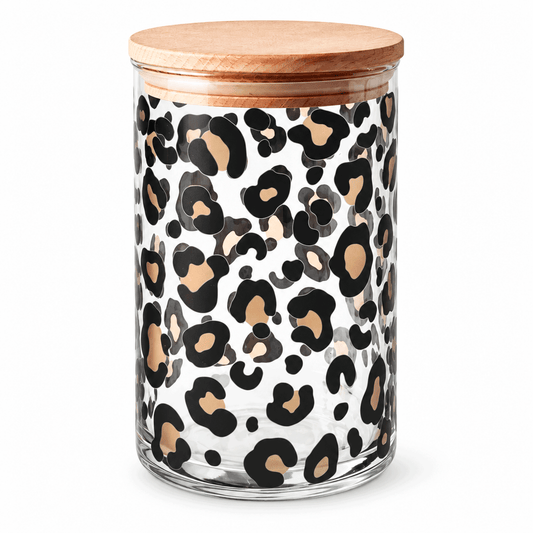 Vorratsglas Leoprint: Glasdosen mit Herz, Funktion und Design
