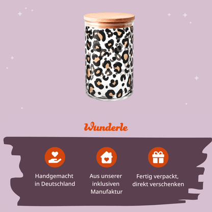 Vorratsglas Leoprint: Gefertigt in inklusiver Manufaktur in Deutschland