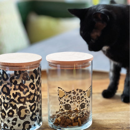 Vorratsglas Leoprint mit Katze