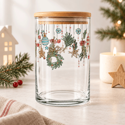 Glasdose für Kekse: Weihnachtszauber für dein Zuhause