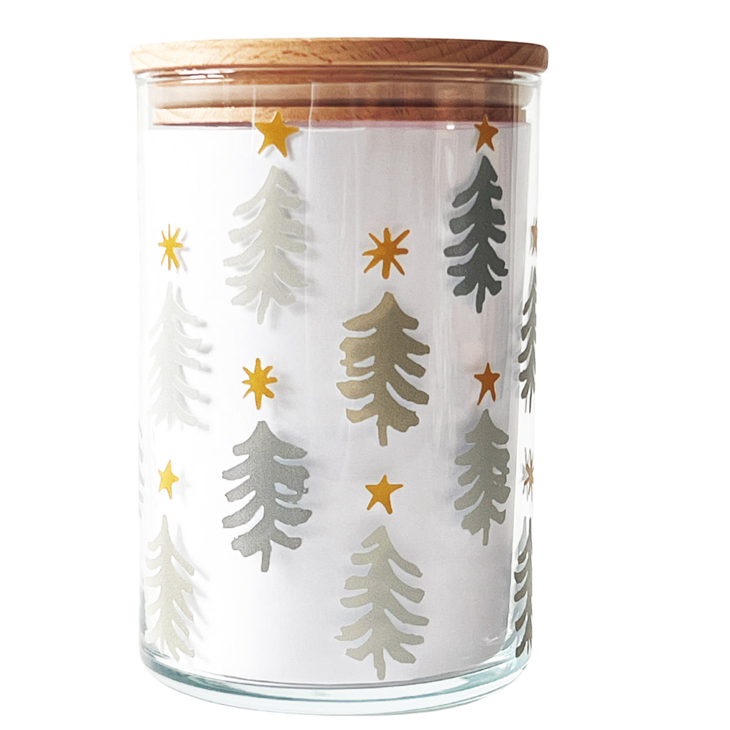 Vorratsglas – Tannenwald trifft Weihnachtsglanz