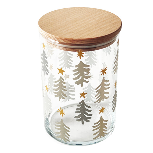 Vorratsglas – Tannenwald trifft Weihnachtsglanz