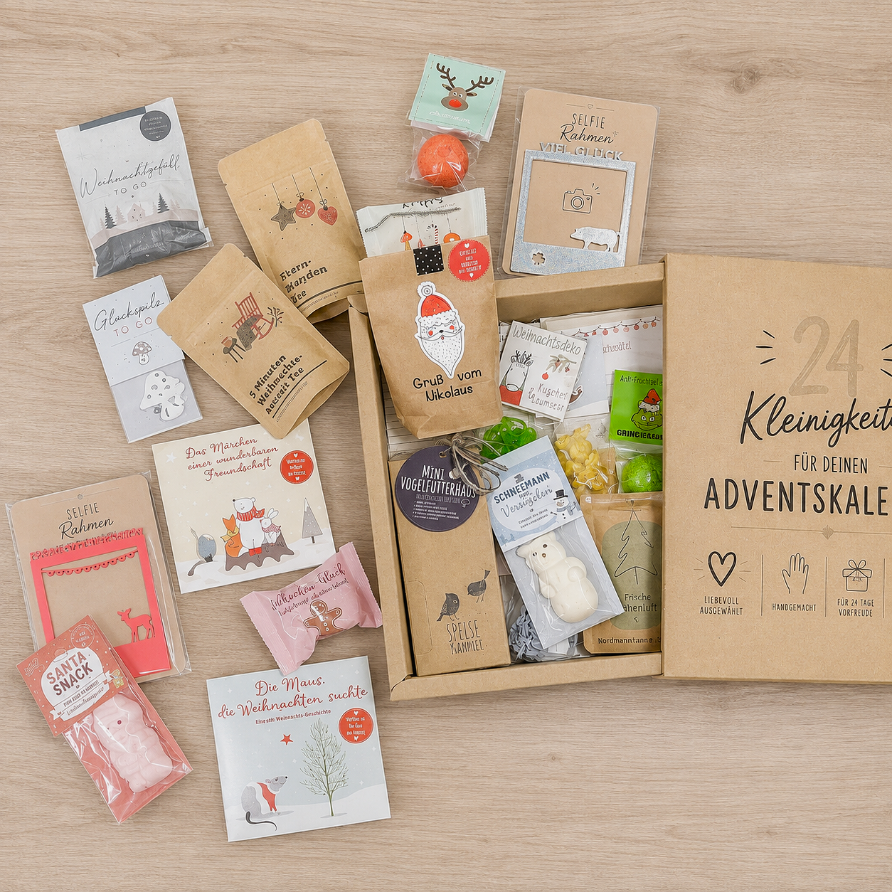 24 Kleinigkeiten für den Adventskalender