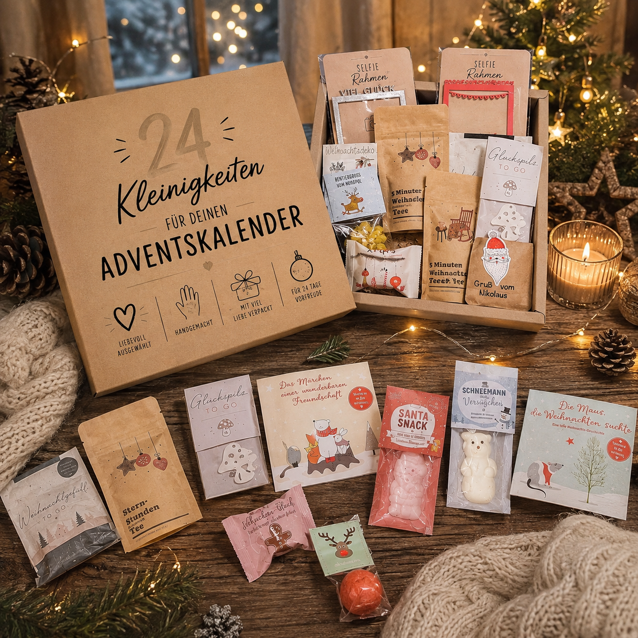 24 Kleinigkeiten für den Adventskalender