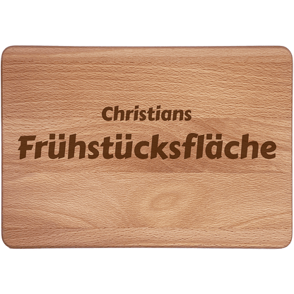 Personalisierte Frühstücksbrettchen: Frühstücksfläche