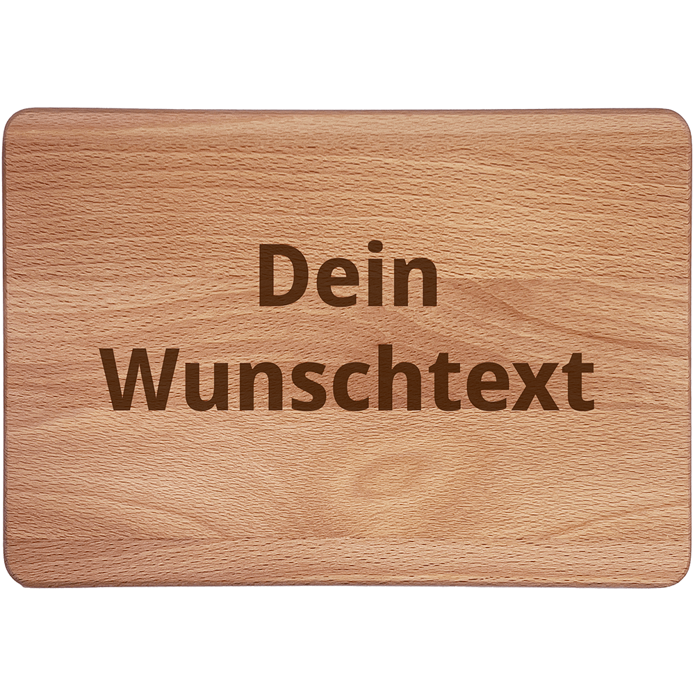 Personalisierte Frühstücksbrettchen: Dein Wunschtext
