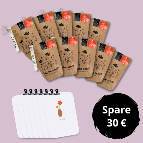 10er Set Danke Mini Wundertüte